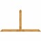 Ekena Millwork Portland Rough Sawn Timber Gable Bracket, Western Red Cedar, 108"W x 58"H x 2"D x 6"F, 13/12 Pitch GBW108X58X0206POR00RWR - alternate 1